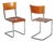 Bauhaus Chairs in Beech and Chromed Steel, Czech, 1930s, Set of 2 For Sale