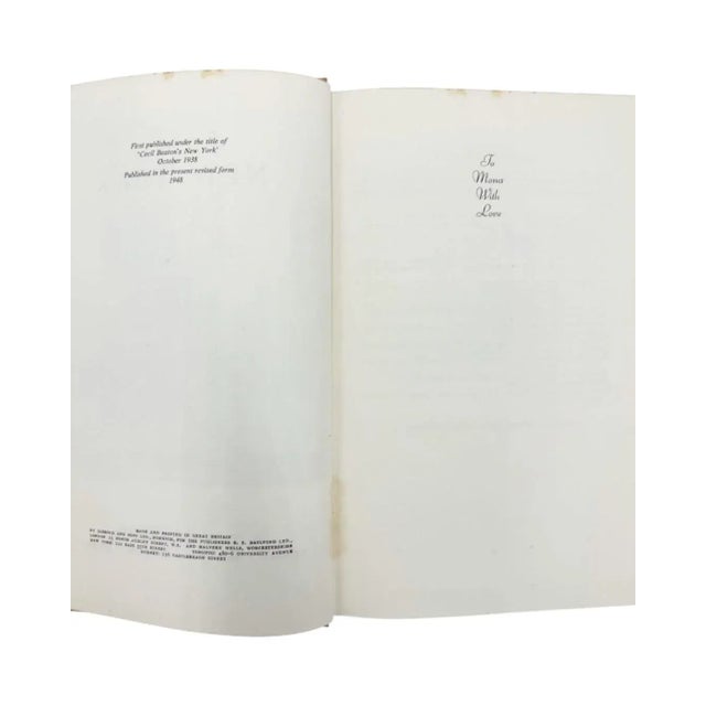 Portrait of New York by Cecil Beaton 1948 First Revised Edition Hardcover Book For Sale - Image 4 of 13