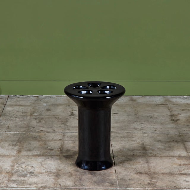 Ceramic Angelo Mangiarotti Ceramic Glazed Umbrella Stand for Ceramica Brambilla Milano For Sale - Image 7 of 16