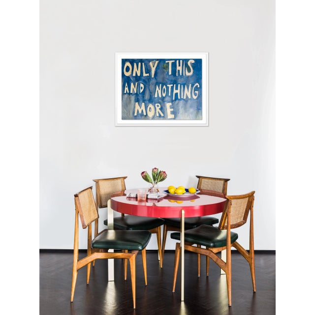 Contemporary Only This And Nothing More by Virginia Chamlee in White Frame, Medium Art Print For Sale - Image 3 of 4