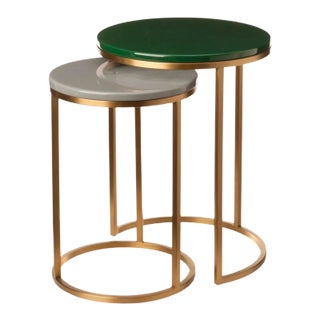Modern Glossy Side Table by Pols Potten Studio For Sale