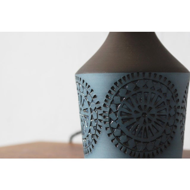 Ceramic Table Lamp from Alingsås Keramik, Sweden, 1960s For Sale - Image 4 of 7
