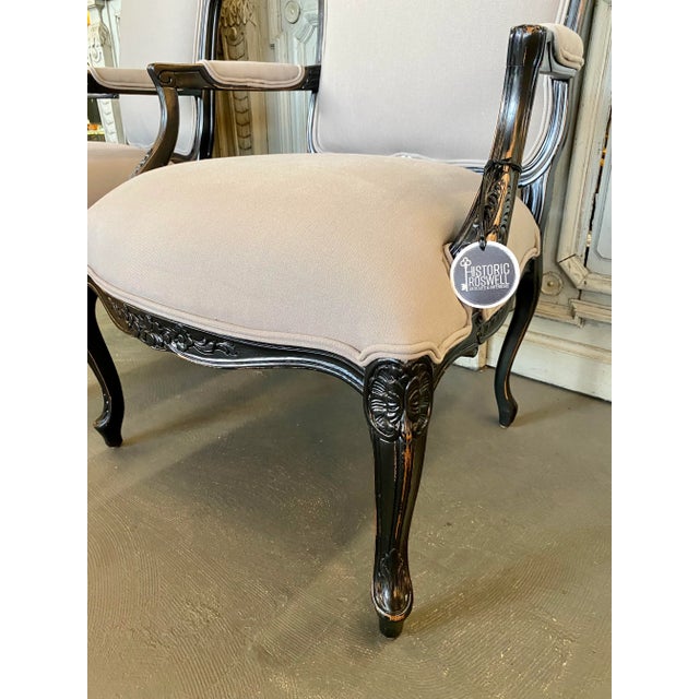 2020s French Style Fauteuil Chairs For Sale - Image 5 of 6