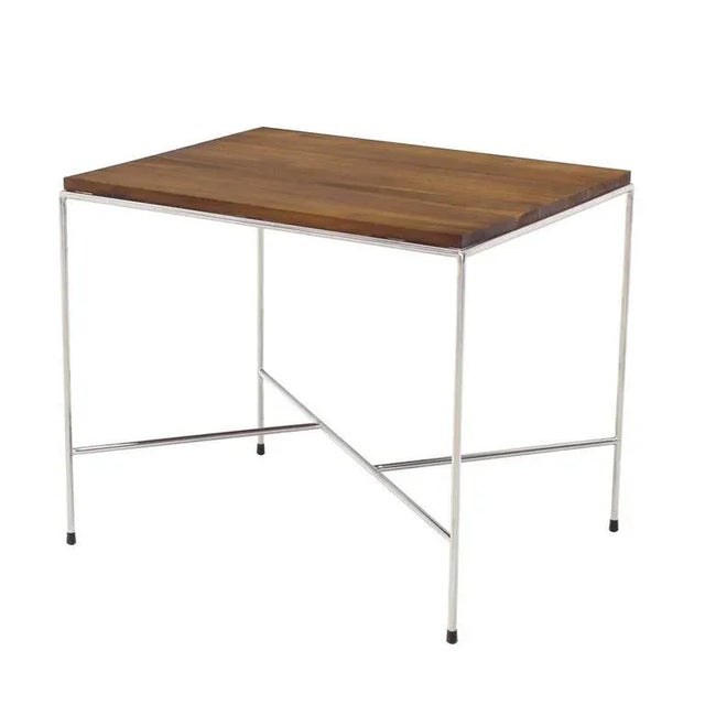 Mid-Century Modern Z-Base Occasional Tables - a Pair For Sale - Image 10 of 11