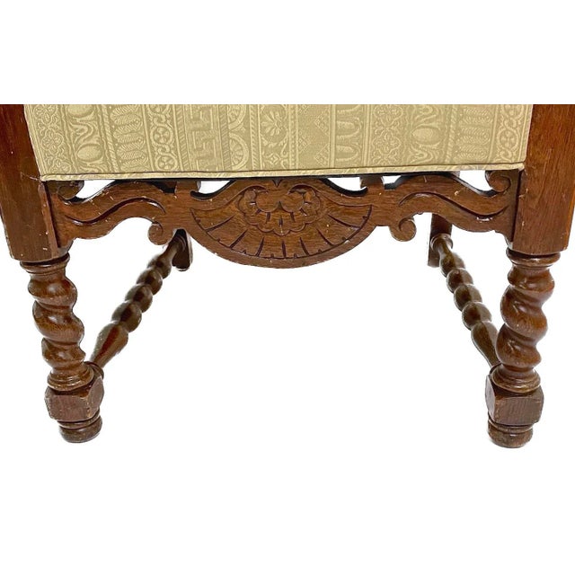 Antique Barley Twist & Gargoyle Armchair For Sale - Image 11 of 12