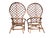 Late 20th Century Ficks Reed Peacock Fan Back Balloon Rattan Chairs a Pair For Sale - Image 12 of 17