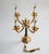 Traditional 1960s Bronze & Marble Candelabra Table Lamp For Sale - Image 3 of 8