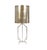 New special order item. Not vintage. Worlds Away presents the gorgeous Windham table lamp featuring a gold leaf iron...