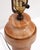 1950s Mid Century French Hand Carved Rose Alabaster Lamp For Sale - Image 10 of 11