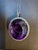 80 Carat Amethyst & 3.5 ct Diamond Pendant Necklace 14 Karat White Gold + Chain For Sale - Image 4 of 18
