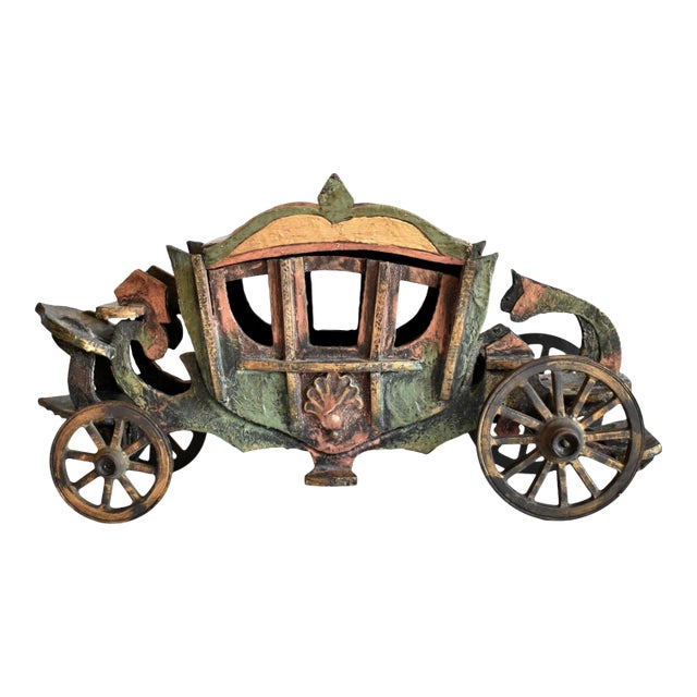 Antique Carriage Chocolate Display For Sale