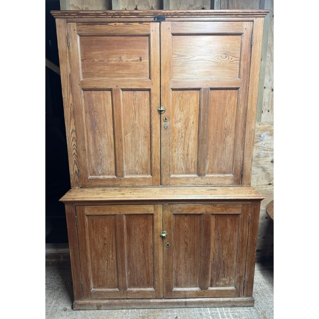 19th Century Pine School Cabinet For Sale - Image 12 of 12