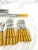 1970s Vintage 32 Piece Faux Bamboo Flatware Set For Sale - Image 5 of 6