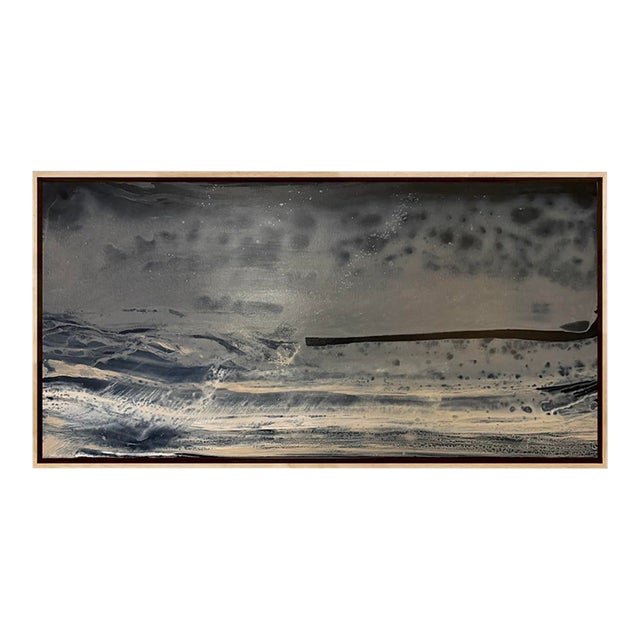 Abstract Seascape Titled Equinox For Sale
