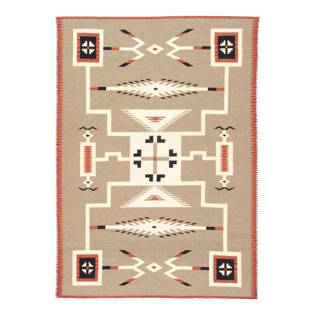 Pasargad Home Tuscany Mocha Wool Area Rug- 8' 9'' X 12' 1'' For Sale