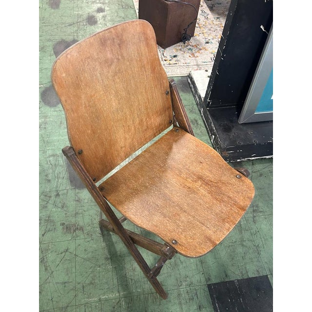 Wood Vintage US Army Folding Chairs, 1960s, Set of 4 For Sale - Image 7 of 11