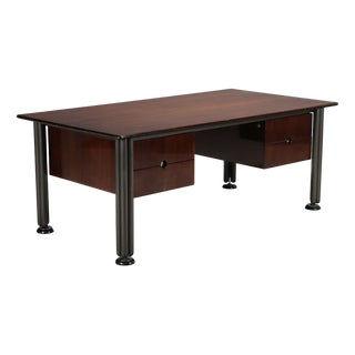 Vintage Writing Desk by L. Caccia Dominioni for Azucena, 1970s For Sale