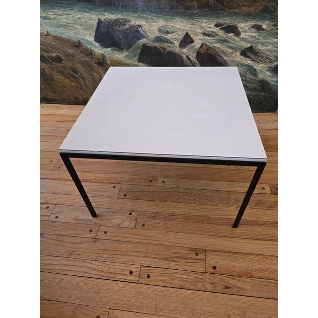Knoll Mid Century Modern Original 60s Labeled Knoll Table For Sale - Image 4 of 12