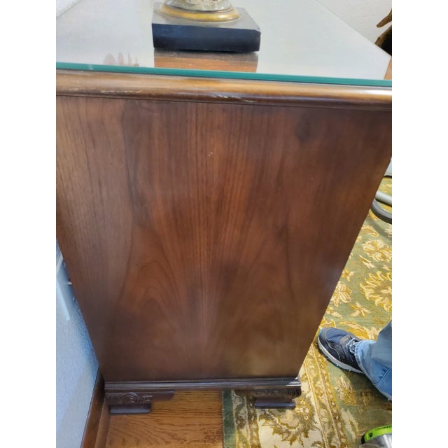 Baker Historic Charleston Bachelor Chest and Mirror - Set of 2 for $900 For Sale In San Antonio - Image 6 of 9