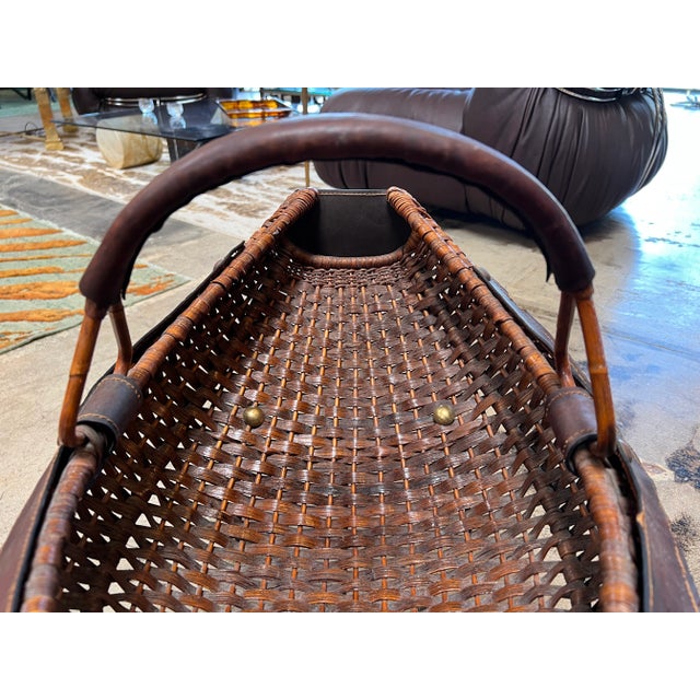 Mid-Century Modern Mid Century Italian Journal Rack 1970s For Sale - Image 3 of 7