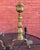 English Antique Brass and Iron Fireplace Andirons - Pair For Sale - Image 3 of 8