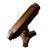 1950s Mid Century Italian Wood and Brass Parlor Kaleidoscope For Sale - Image 5 of 9