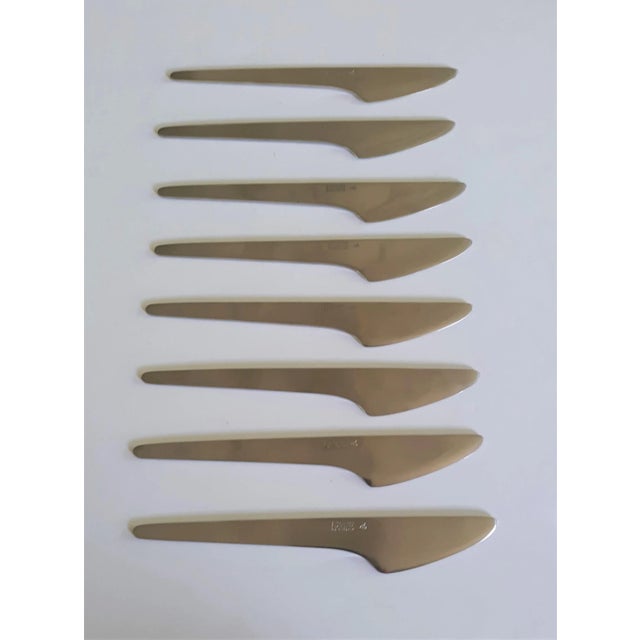 Mid Century Danish Modern Arne Jacobsen by A. Michelsen Flatware Set for 8- 73 Pieces For Sale - Image 9 of 13