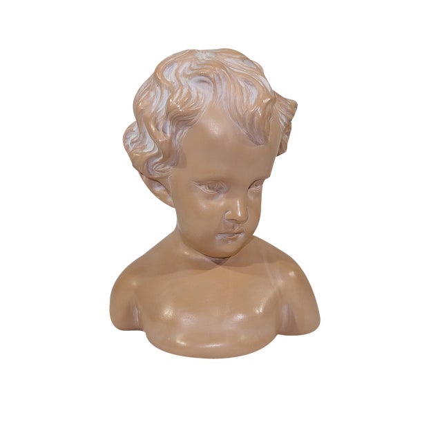 JP-MD, L'Enfant, Mid-20th Century, Terracotta For Sale