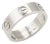 Cartier Love Platinum 5.5mm Band Ring, Size 6 For Sale