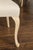 Set of Six Italian Midcentury Bleached Walnut Dining Room Chairs with Scrolls For Sale - Image 11 of 12