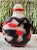Antique Peking Glass Black Red Double Overlay Dragon Snuff Bottle For Sale - Image 4 of 12