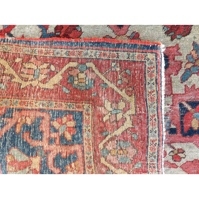 1920s Antique Persian Ferghan Rug, 3'2"x 5'1" For Sale - Image 11 of 12