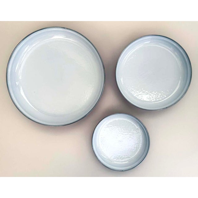 1960's Enamel Cooking Pot Set - 4 Piece For Sale In New York - Image 6 of 9