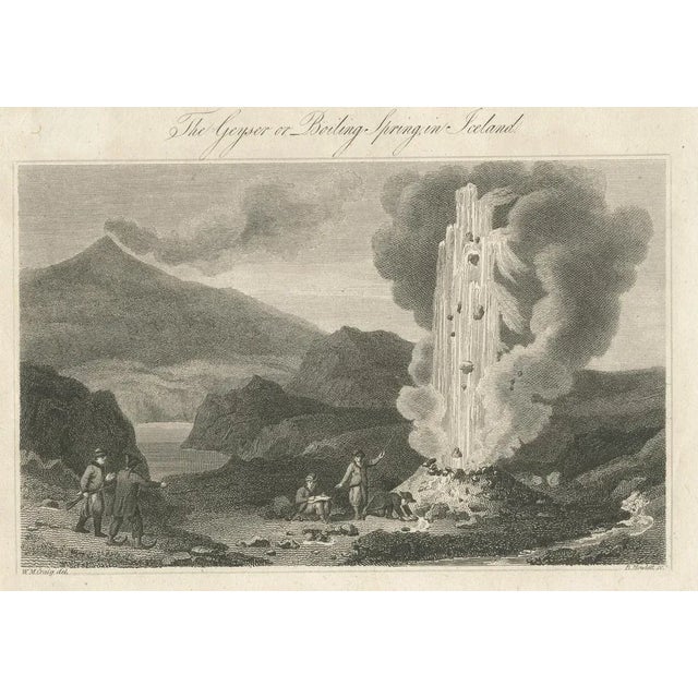 Sherwood, Neely, and Jones, Iceland's Fire and Ice Volcanic Wonderland, 1820, Engravings on Paper For Sale - Image 6 of 8