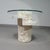 Glass Vintage Mactan Stone Side Tables with Faceted Glass Tops by Magnussen Ponte, 1980, Set of 2 For Sale - Image 7 of 11