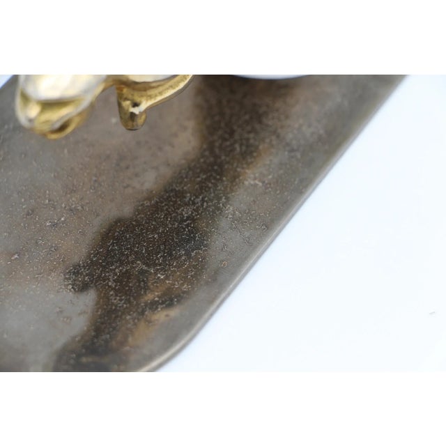 1970s Large Vintage Jaguar Metal Paper Clip For Sale - Image 10 of 13