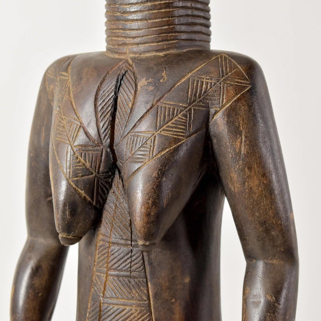 Early 20th Century Early 20th Century Dan Female Figure On Custom Base For Sale - Image 5 of 15