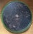 19th Century Antique 19th Century Round French Tole Tray with Neoclassical Scene and Pale Green Ground For Sale - Image 5 of 13