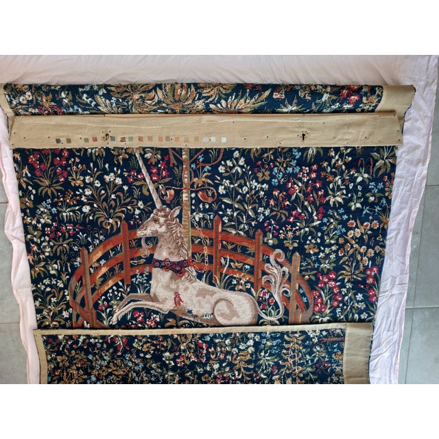 1980s Handcrafted Artisan Tapestry – “The Unicorn in Captivity” For Sale - Image 18 of 18