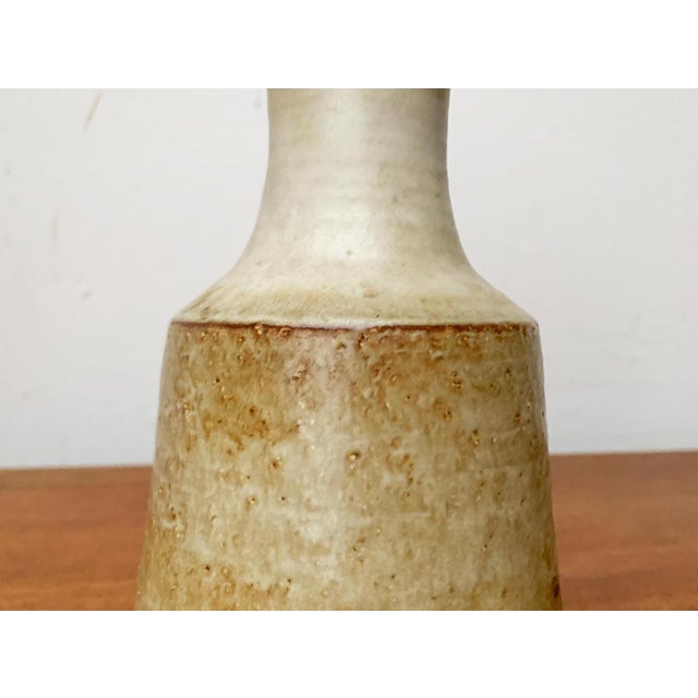 Mid-Century Danish Studio Pottery Minimalist Vase from Søholm, 1960s For Sale - Image 4 of 17