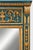 1960s Monumental Italian Neoclassical Louis XVI Style Blue & Giltwood Trumeau Wall Mirror For Sale - Image 5 of 9