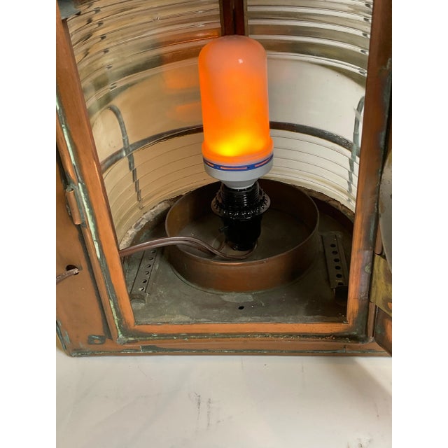 Traditional Copper Ships Masthead Lantern For Sale - Image 3 of 12
