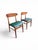 Mid-Century Modern Pair of Mid-Century Modern Danish Teak Chairs by Sax – Rich Green Upholstery For Sale - Image 3 of 11