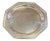Silver-Plated Metal Bottle Coaster with Villars Pattern from Christofle For Sale