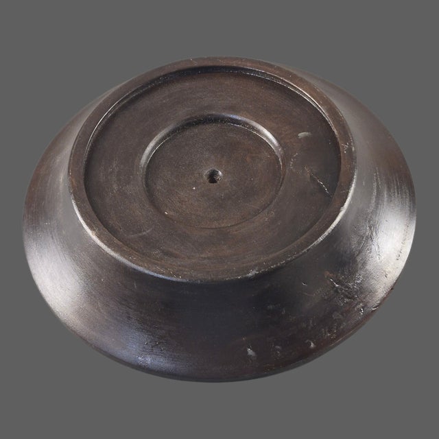 Wood Polish Folk Art Tatra Mountain Wood With Brass Inlay Decorative Dish For Sale - Image 7 of 10