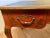 Late 20th Century Baker Furniture 2pc Queen Anne Scarlet Japanned Desk/ Bureau Plat For Sale - Image 5 of 12