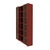 Afra & Tobia Scarpa Mid-Century Modern Italian Red Lacquer and Glass Showcase by Afra & Tobia Scarpa, 1960s For Sale - Image 4 of 11