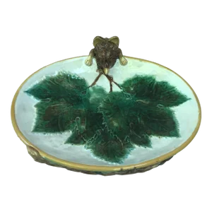 19th Century Majolica George Jones Fox Serving Tray