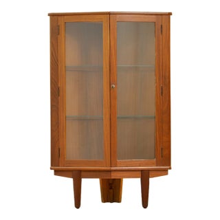 1960s Mid Century Corner Bar Cabinet by Turnidge of London For Sale