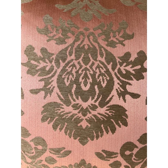 Vintage Fortuny Jaquard With Caterpillar Fringe Pillow For Sale - Image 11 of 16